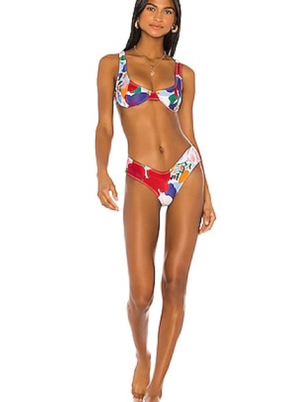 Faithfull The Brand Pernille Bikini Set in Anita Floral Medium